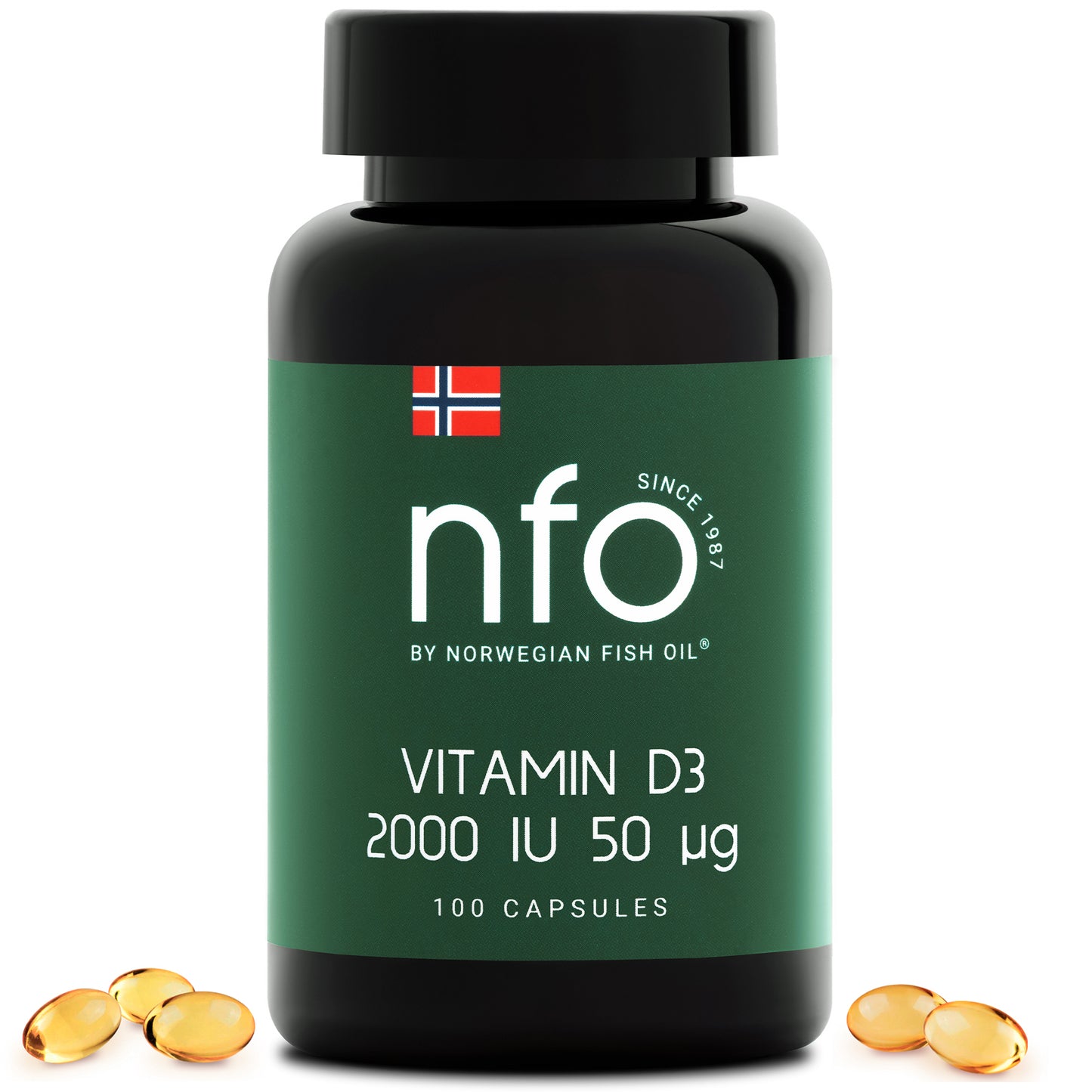 NFO Vitamin D3 2000 IU 50 mcg, 100 st